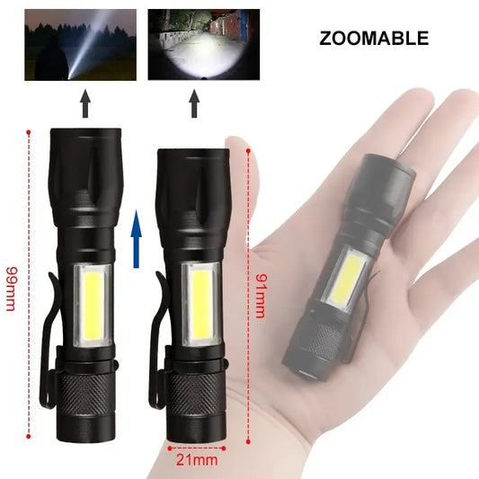 Mini Torch LED Rechargeable Flashlight