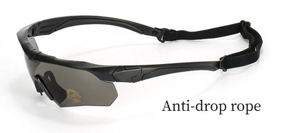 Polarized Tactical 3 Lens Set Glasses