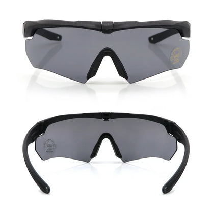 Polarized Tactical 3 Lens Set Glasses