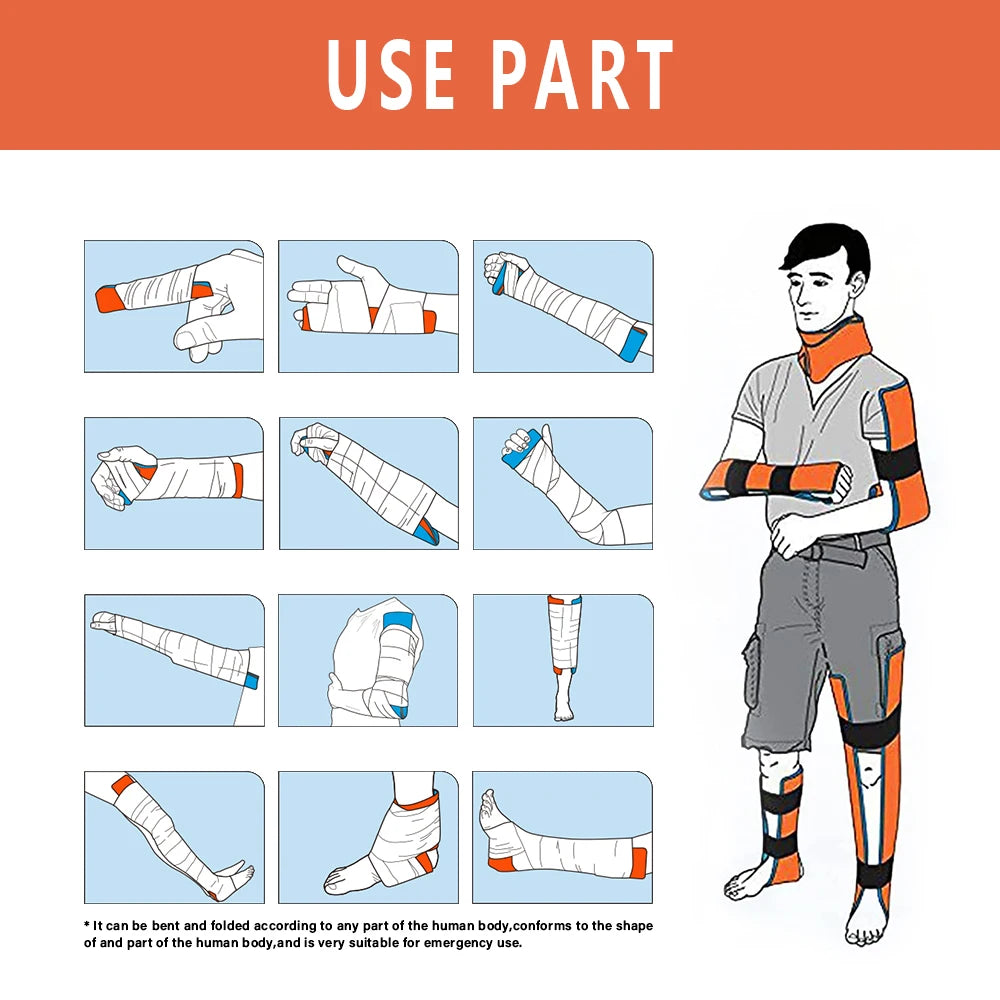First Aid Universal Aluminum Splint Roll